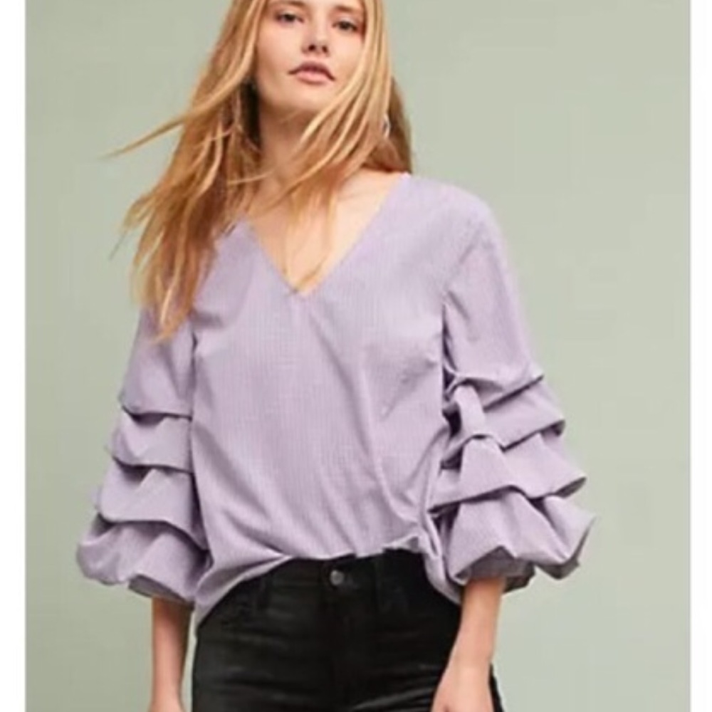 ANTHROPOLOGIE SUNDAY IN BROOKYN BLOUSE NWOT